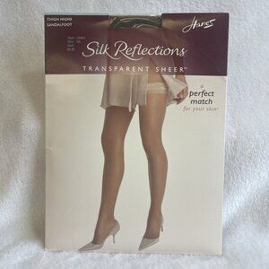 Hanes Silk Reflections Transparent Sheer Size AB‎ Dark 0A664